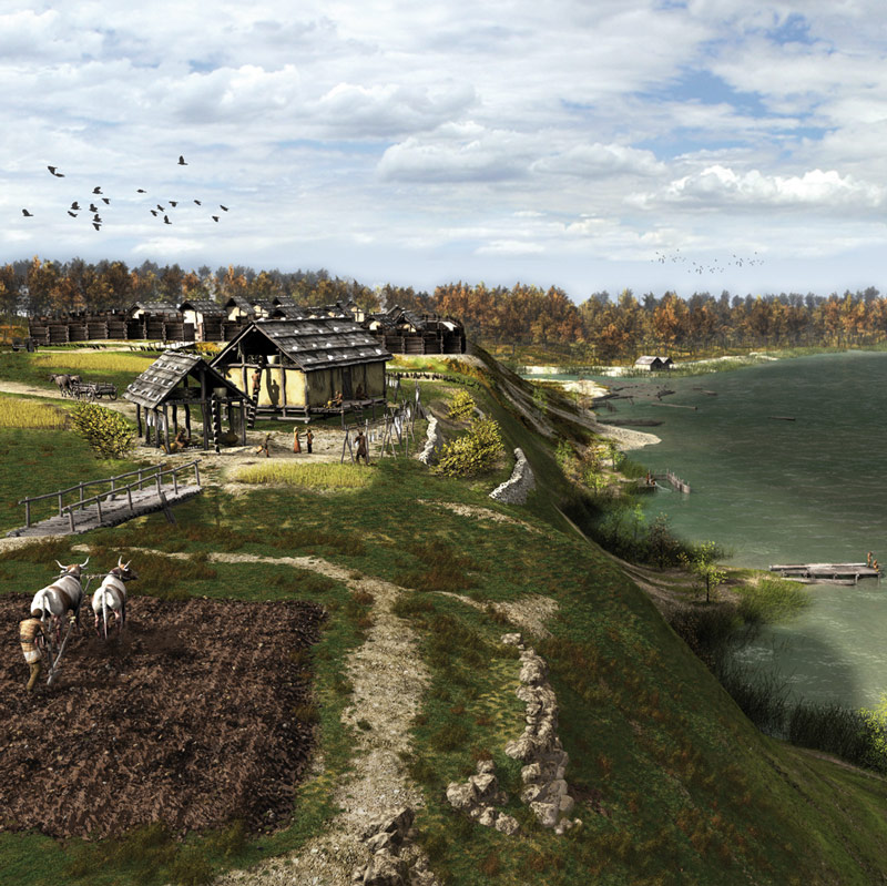 Visualisierung Basel 900 v. Chr.