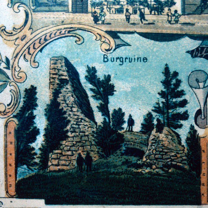 Ausschnitt aus Buhwiler Postkarte 1900