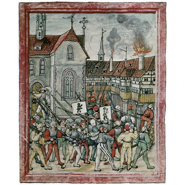 Schilling Schlacht bei Voeglinsegg 1403